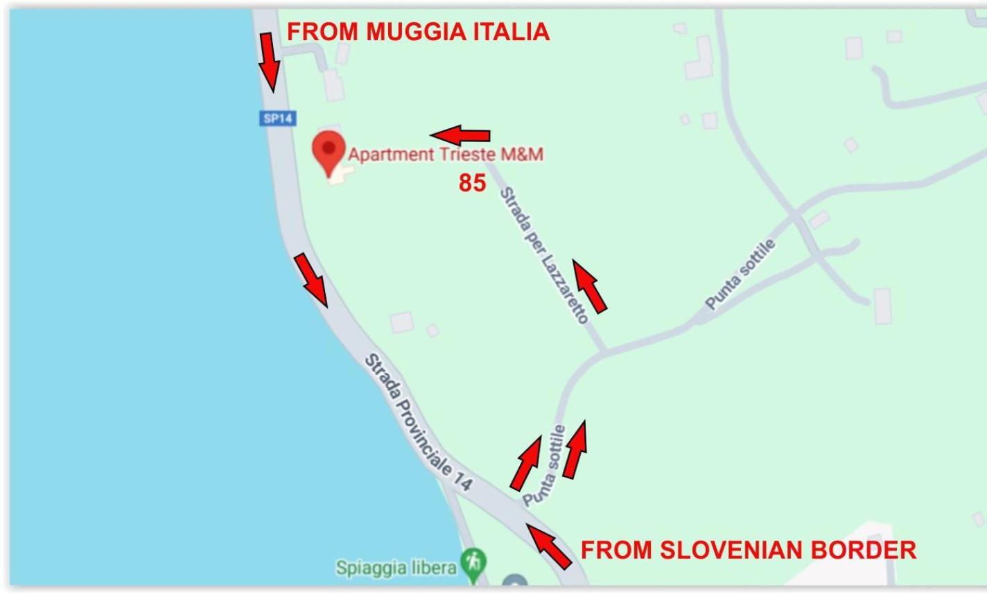 Apartment Trieste M&M Múggia Εξωτερικό φωτογραφία
